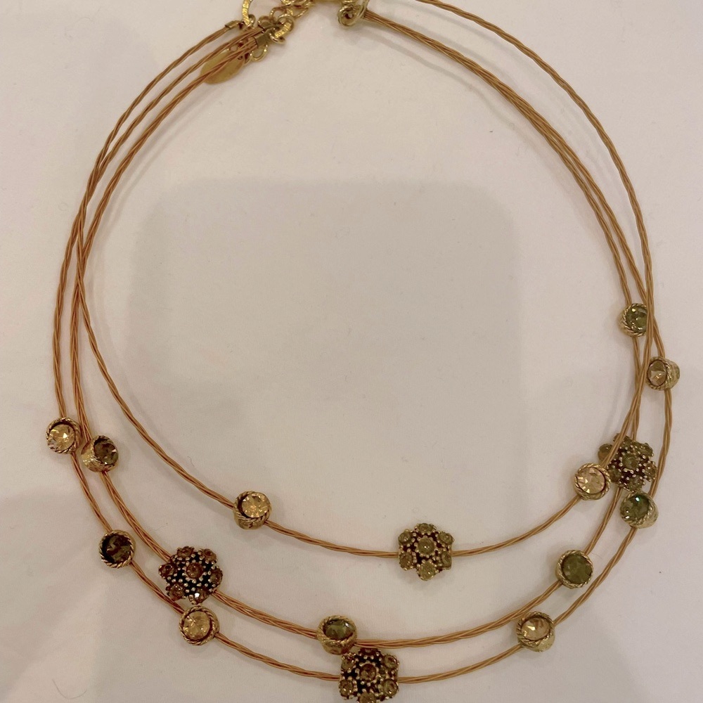 Black and amber necklace from Seasonal Whispers Tribeca NYC